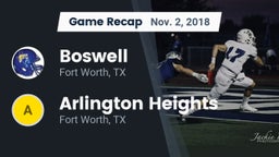 Recap: Boswell   vs. Arlington Heights  2018