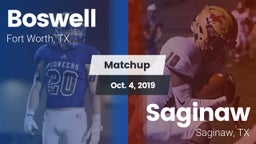 Matchup: Boswell vs. Saginaw  2019