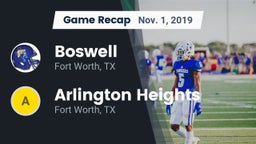 Recap: Boswell   vs. Arlington Heights  2019