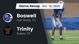 Recap: Boswell   vs. Trinity  2020