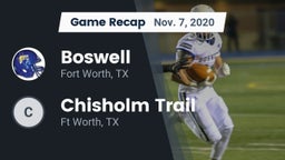 Recap: Boswell   vs. Chisholm Trail  2020