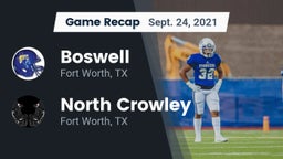 Recap: Boswell   vs. North Crowley  2021
