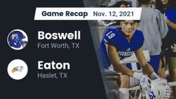 Recap: Boswell   vs. Eaton  2021