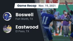 Recap: Boswell   vs. Eastwood  2021