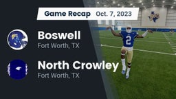 Recap: Boswell   vs. North Crowley  2023