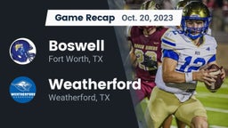 Recap: Boswell   vs. Weatherford  2023