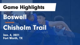 Boswell   vs Chisholm Trail  Game Highlights - Jan. 4, 2021