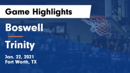 Boswell   vs Trinity  Game Highlights - Jan. 22, 2021
