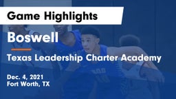 Boswell   vs Texas Leadership Charter Academy  Game Highlights - Dec. 4, 2021