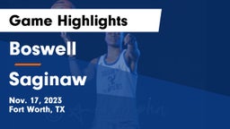 Boswell   vs Saginaw  Game Highlights - Nov. 17, 2023