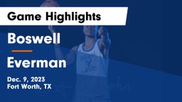 Boswell   vs Everman  Game Highlights - Dec. 9, 2023