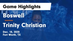 Boswell   vs Trinity Christian Game Highlights - Dec. 18, 2020