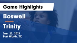 Boswell   vs Trinity  Game Highlights - Jan. 22, 2021