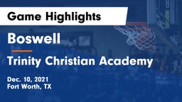 Boswell   vs Trinity Christian Academy Game Highlights - Dec. 10, 2021