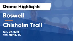 Boswell   vs Chisholm Trail  Game Highlights - Jan. 20, 2023