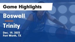 Boswell   vs Trinity  Game Highlights - Dec. 19, 2023