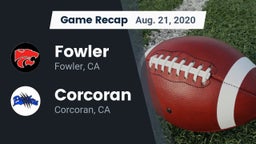 Recap: Fowler  vs. Corcoran  2020