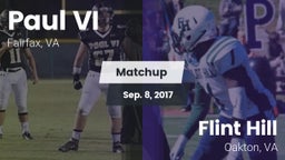 Matchup: Paul VI  vs. Flint Hill  2017