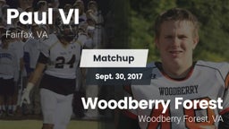 Matchup: Paul VI  vs. Woodberry Forest 2017
