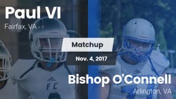 Matchup: Paul VI  vs. Bishop O'Connell  2017