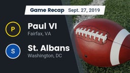 Recap: Paul VI  vs. St. Albans  2019
