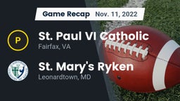 Recap: St. Paul VI Catholic  vs. St. Mary's Ryken  2022