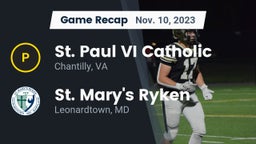 Recap: St. Paul VI Catholic  vs. St. Mary's Ryken  2023