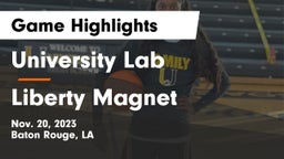 University Lab  vs Liberty Magnet  Game Highlights - Nov. 20, 2023