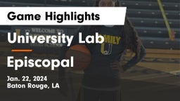 University Lab  vs Episcopal  Game Highlights - Jan. 22, 2024