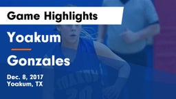 Yoakum  vs Gonzales  Game Highlights - Dec. 8, 2017