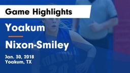 Yoakum  vs Nixon-Smiley  Game Highlights - Jan. 30, 2018