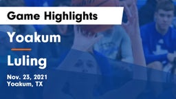 Yoakum  vs Luling Game Highlights - Nov. 23, 2021