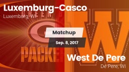 Matchup: Luxemburg-Casco vs. West De Pere  2017