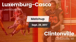 Matchup: Luxemburg-Casco vs. Clintonville  2017