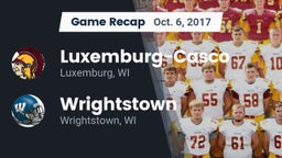 Recap: Luxemburg-Casco  vs. Wrightstown  2017