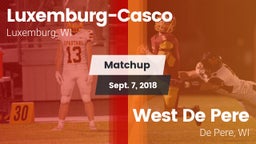 Matchup: Luxemburg-Casco vs. West De Pere  2018