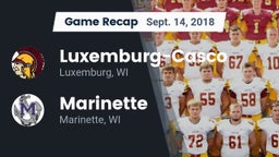 Recap: Luxemburg-Casco  vs. Marinette  2018