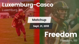 Matchup: Luxemburg-Casco vs. Freedom  2018