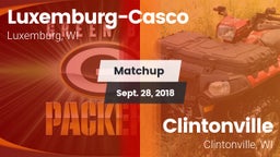 Matchup: Luxemburg-Casco vs. Clintonville  2018