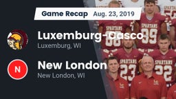 Recap: Luxemburg-Casco  vs. New London  2019