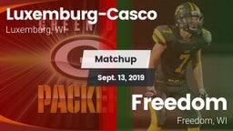 Matchup: Luxemburg-Casco vs. Freedom  2019