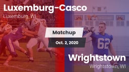 Matchup: Luxemburg-Casco vs. Wrightstown  2020