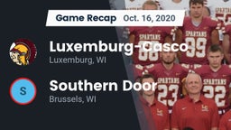 Recap: Luxemburg-Casco  vs. Southern Door  2020