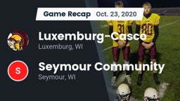Recap: Luxemburg-Casco  vs. Seymour Community  2020