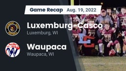 Recap: Luxemburg-Casco  vs. Waupaca  2022