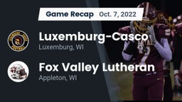 Recap: Luxemburg-Casco  vs. Fox Valley Lutheran  2022