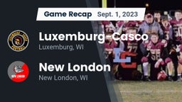 Recap: Luxemburg-Casco  vs. New London  2023