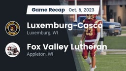 Recap: Luxemburg-Casco  vs. Fox Valley Lutheran  2023