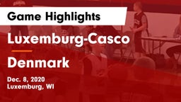 Luxemburg-Casco  vs Denmark  Game Highlights - Dec. 8, 2020