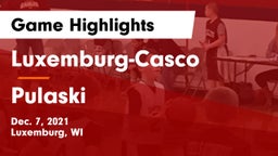 Luxemburg-Casco  vs Pulaski  Game Highlights - Dec. 7, 2021